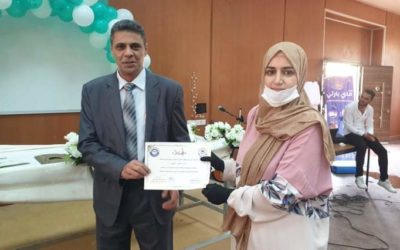 عرض مسرحي لطالبات كلية التربية