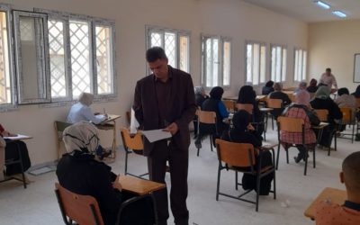 كلية التربية بنغازي تباشر استقبال طلبتها الجدد