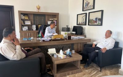 زيارة مدير إدارة تنمية الموارد البشرية والتدريب لكلية التربية