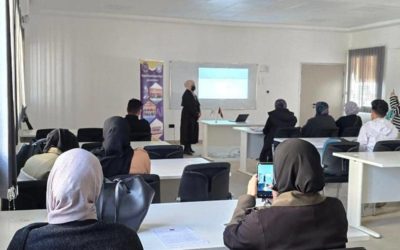 محاضرة علمية حول ثورة الذكاء الاصطناعي لتعزيز جودة البحث الأكاديمي بكلية التربية – بنغازي