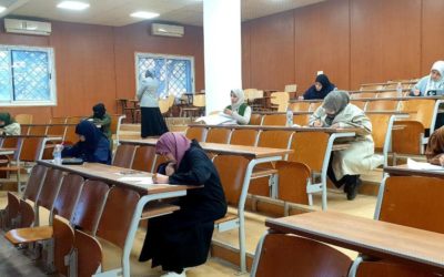 اختتام الامتحانات النهائية لطلبة الدراسات العليا بكلية التربية