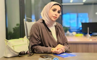 مدير مكتب الخدمة الاجتماعية بإدارة المسجل العام تجتمع مع رئيس قسم الخدمة الاجتماعية بكلية التربية