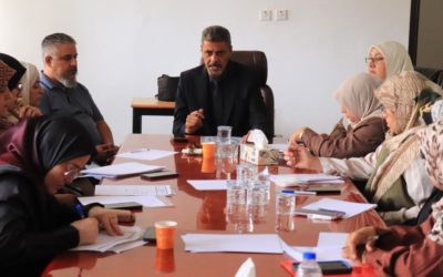 كلية التربية بجامعة بنغازي تعقد اجتماعها الدوري السابع وتتابع متطلبات الاعتماد البرامجي